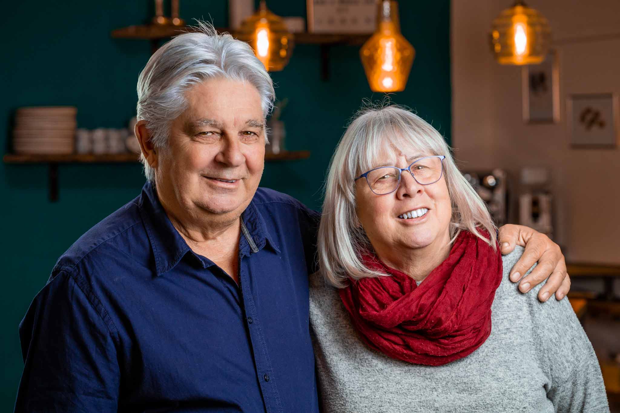 Ältester Manfred Freivogel mit seiner Frau Diakonin Sylvia Freivogel